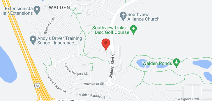 map of 33 Walden Park SE